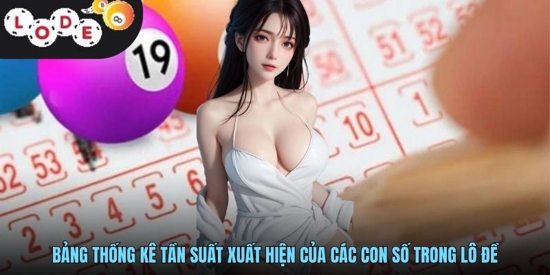 Lý Thuyết Lô Đề LODE88 - Những Kinh Nghiệm Dự Đoán Con Số 2 Bảng thống kê tần suất xuất hiện của các con số trong lô đề